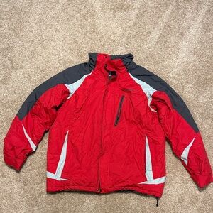 Columbia Red and Black Ski Jacket